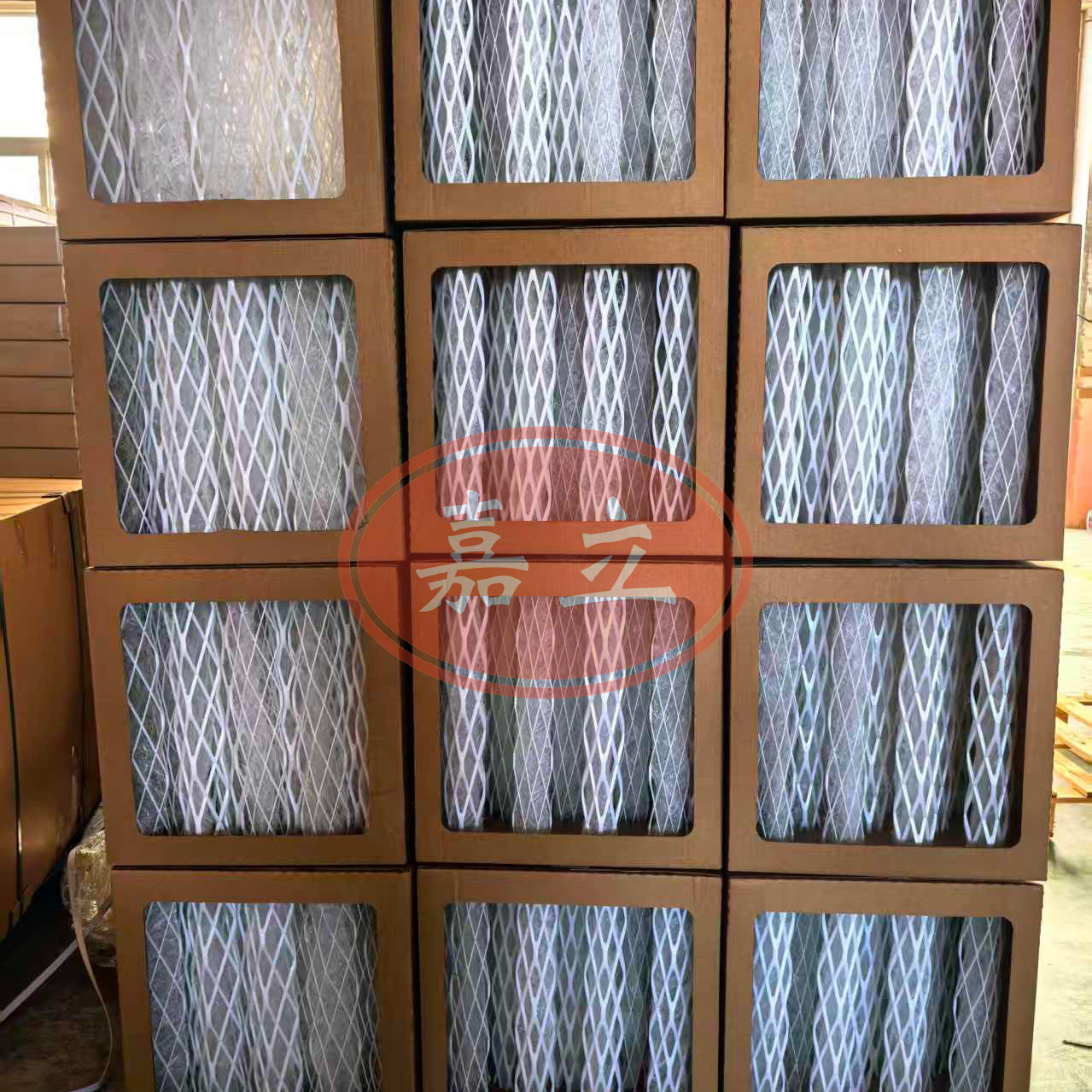 曲阳3D柱型漆雾过滤收集器