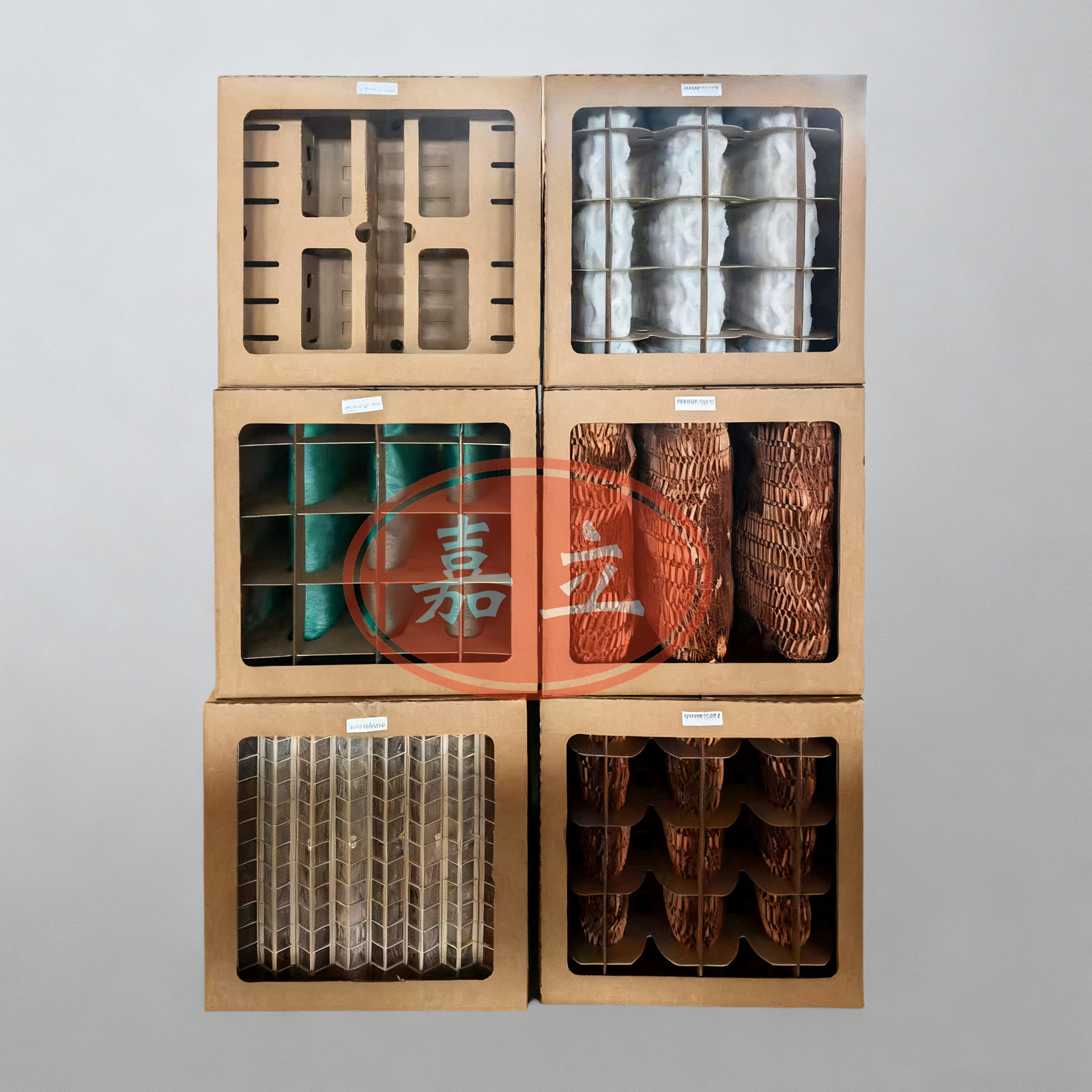 曲阳纸盒式漆雾过滤纸箱